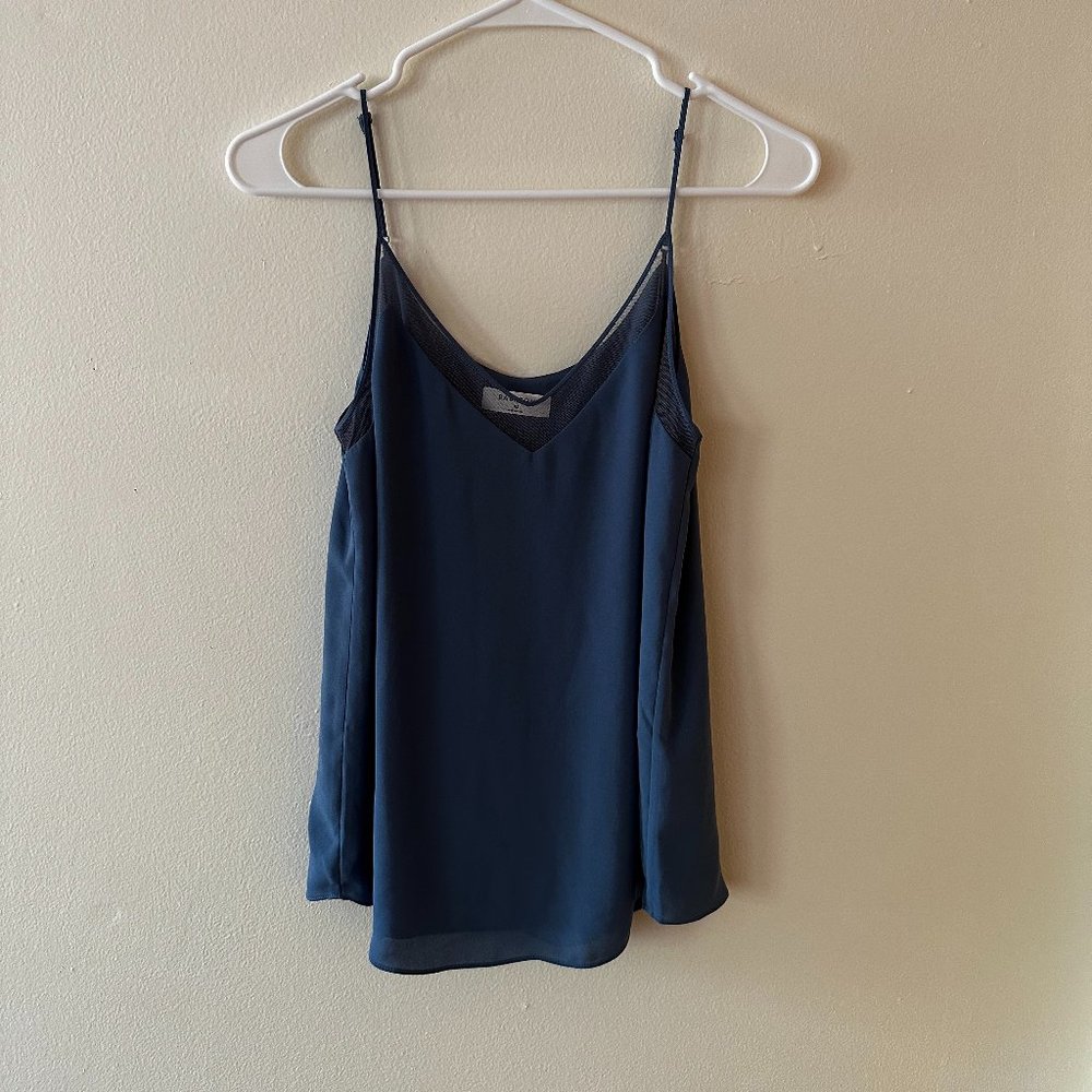Babaton strappy blue tank top